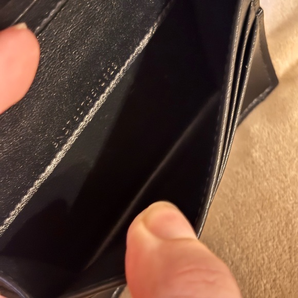 Saint Laurent Black Patent Leather Small Compact Card Holder Wallet W/ COA NWT - Picture 10 of 15